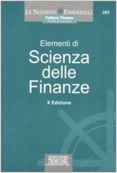 elementi di scienza delle finanze