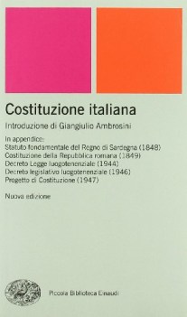 costituzione italiana