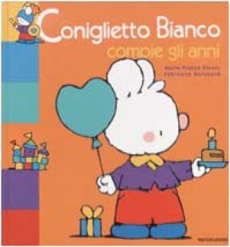 coniglietto bianco compie gli anni