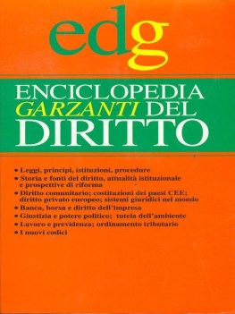 enciclopedia garzanti del diritto  fc