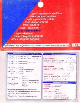 disequazioni minischede