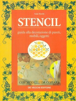 stencil guida alla decorazione di pareti mobii oggetti