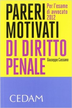 pareri motivati di diritto penale
