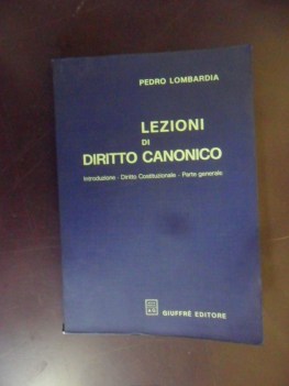 lezioni di diritto canonico. introduzione-diritto costituzionale- parte generale