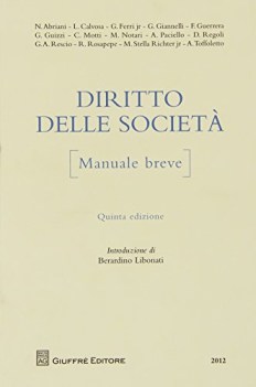 diritto delle societ manuale breve