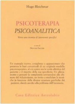 psicoterapia psicoanalitica