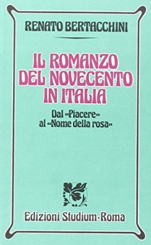 romanzo del novecento in italia
