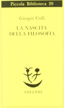 nascita della filosofia