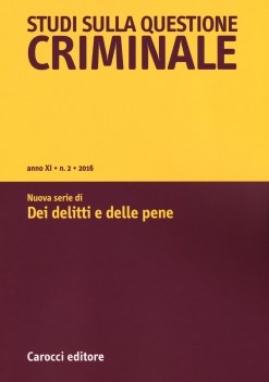 studi sulla questione criminale