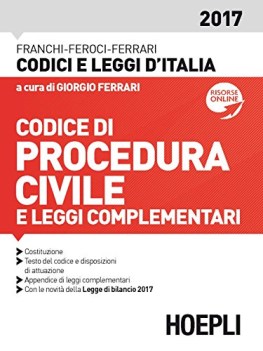 codice di procedura civile e leggi complementari
