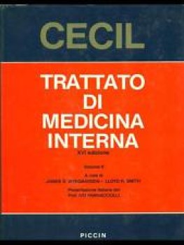 cecil trattato di medicina interna 2 VOLUMI 18esima edizione