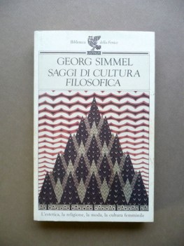 saggi di cultura filosofica lestetica la religione la moda la cultura femminile
