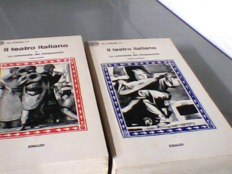teatro italiano - la commedia del cinquecento 2 tomi