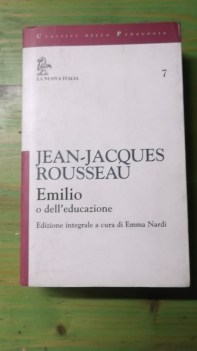 emilio o dell\'educazione (fuori catalogo)
