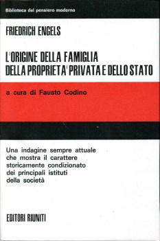origine della famiglia della propriet privata e stato