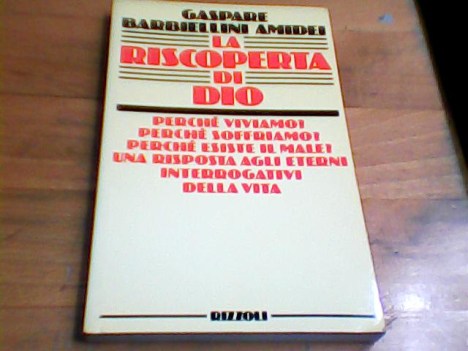 riscoperta di dio