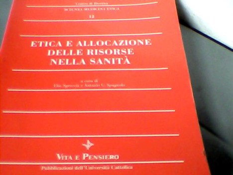 etica e allocazione delle risorse nella sanita