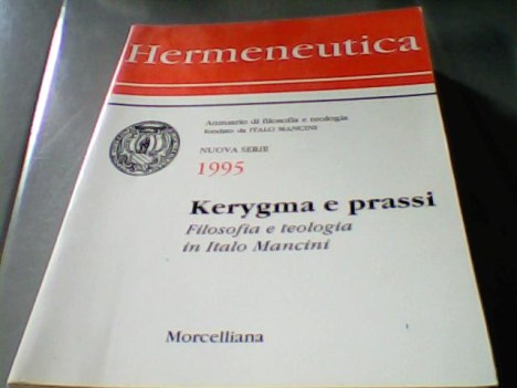 hermeneutica 1995 kerygma e prassi