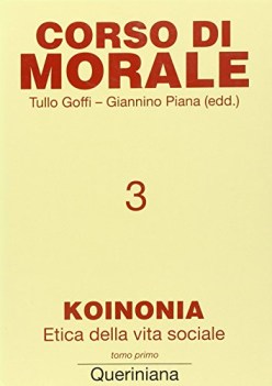 corso di morale 3 tomo primo koinonia