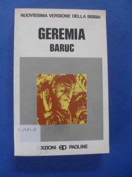geremia baruc nuovissima versione della bibbia