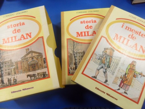 storia e mestee de milan 2 volumi +cofanetto