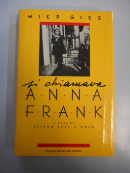 si chiamava anna frank