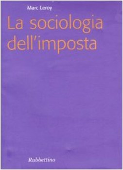 sociologia dell\'imposta
