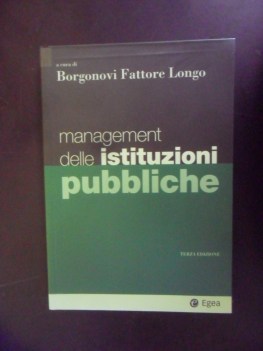 management delle istituzioni pubbliche
