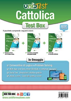 unidtest universit cattolica test box completo per il test di ammi