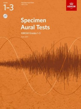specimen aural tests grades 13 with 2 cds new edition from 2011