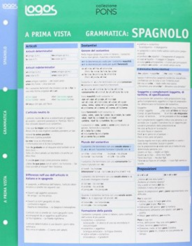 grammatica spagnolo tavole a prima vista