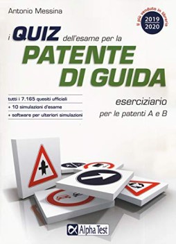 Quiz dell\'esame per la patente di guida eserciziario 2019