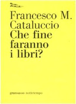 che fine faranno i libri