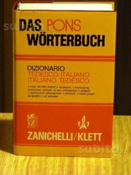 das pons worterbuch dizionario tedesco italiano
