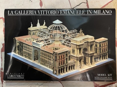 galleria vittorio emanuele in milano modelkit ediz italiana e i