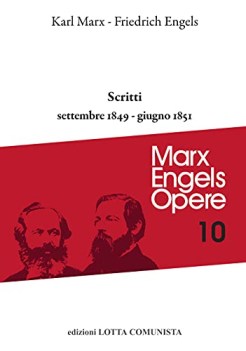 OPERE 10 scritti settembre 1849 giugno 1851