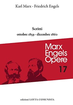 opere complete scritti ottobre 1859 dicembre 1860 vol 17