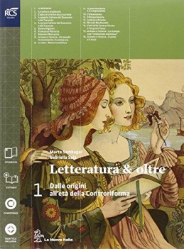 letteratura  oltre con guida allesame con antologia della divina c
