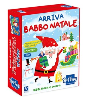 arriva babbo natale ediz a colori con puzzle