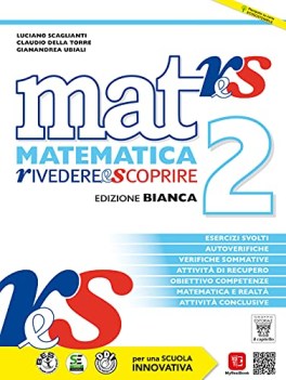 mat res matematica rivedere e scoprire ediz bianca recupero e sost