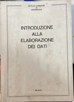 introduzione all\'elaborazione dei dati