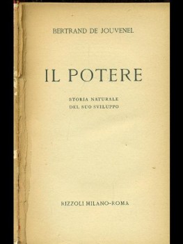 potere storia naturale del suo sviluppo