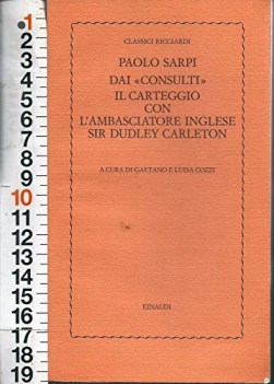 dai consulti il carteggio con sir car
