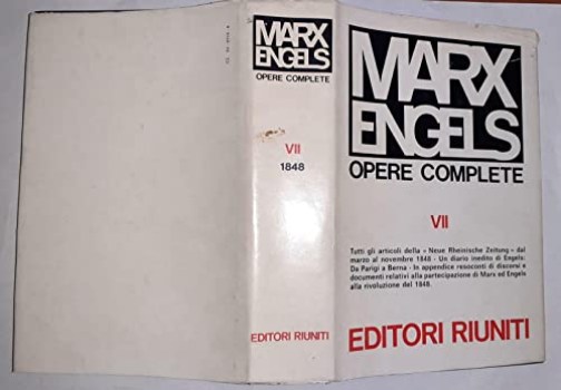 marx engels opere complete VII 1848