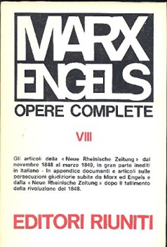 marx engels opere complete VIII 1848 1849