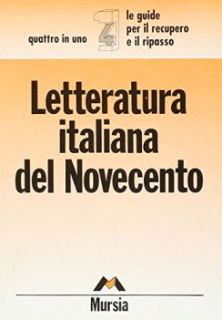 letteratura italiana del novecento