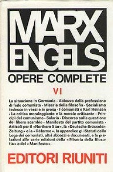 marx engels opere complete VI 1845 1848