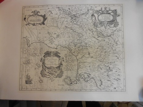 terra di lavoro antonio MAGINI atlante d\'italia 1620 ristampa