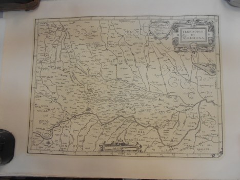 territorio di cremona antonio MAGINI atlante d\'italia 1620 ristampa