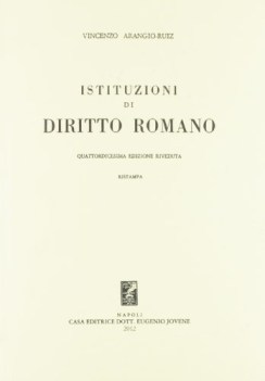 istituzioni di diritto romano 14ed